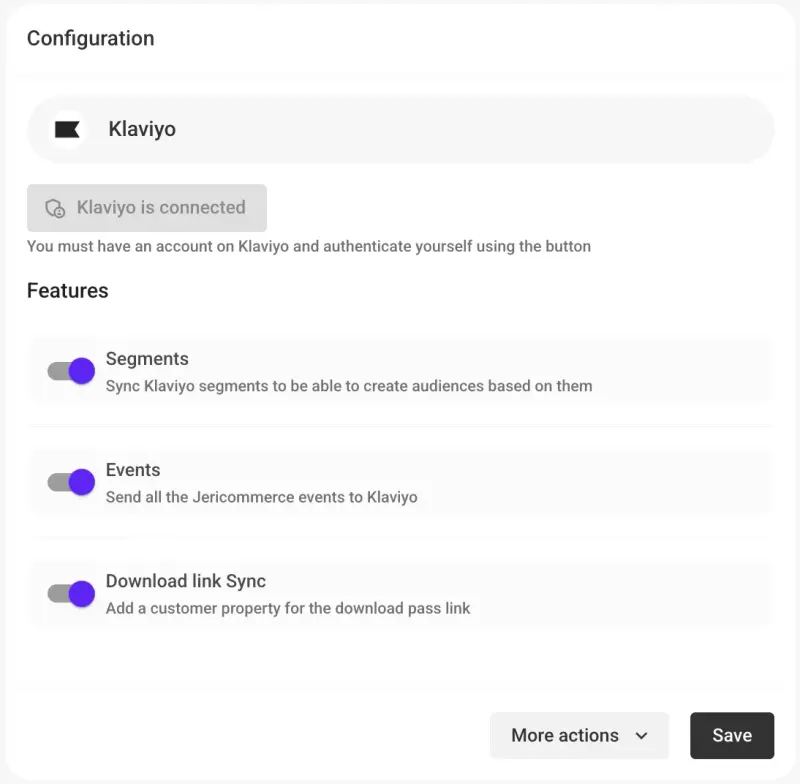 Klaviyo integration with wallet notifications