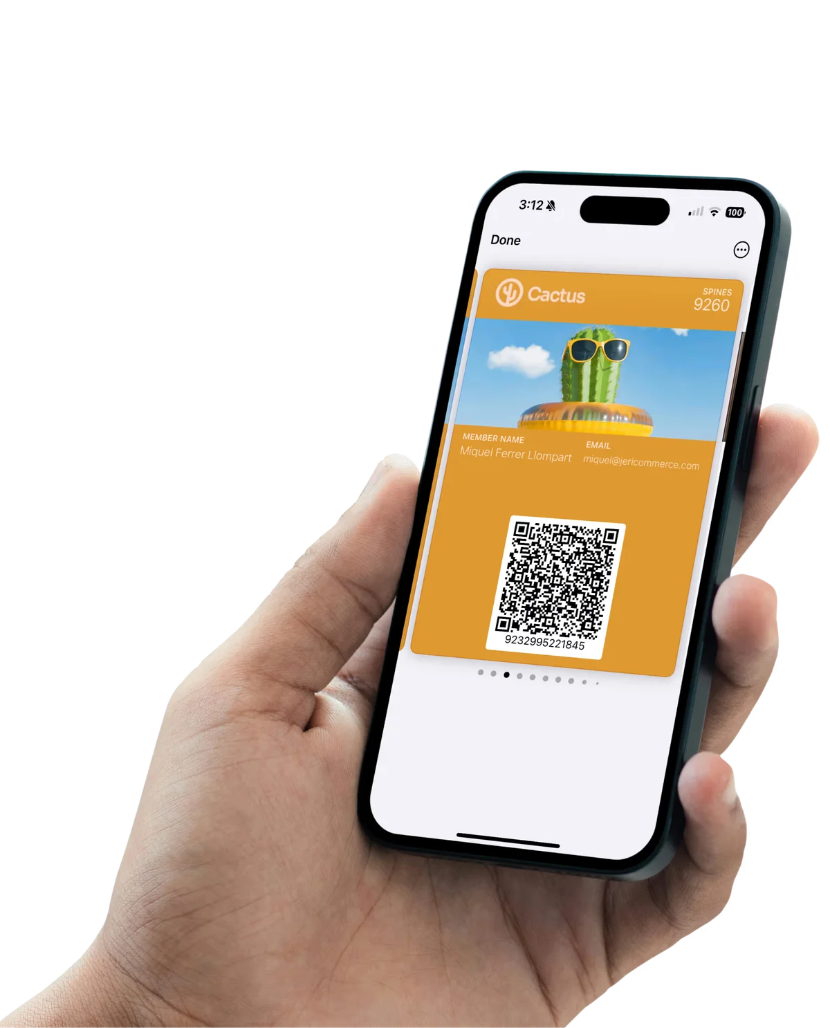 Wallet pass on iPhone